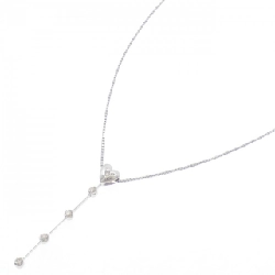 K18WG Dây chuyền kim cương hình trái tim - Hàng hiệu Chính hãng 856991