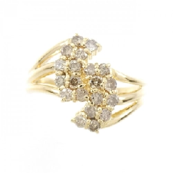 Nhẫn kim cương K18YG 0.56CT 671964