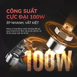 Máy vắt cam điện tự động UNIE UECJ-666R công suất 100W 675033