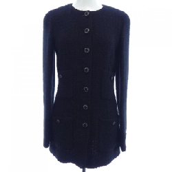 Jacket không cổ CHANEL P33304V22418 08A - Hàng hiệu Authentic