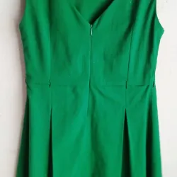 ĐẦM XẾP LI MÀU XANH 1030300