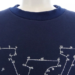 Áo sweatshirt thêu in họa tiết LV Louis Vuitton HLY41WFMC - Hàng hiệu Authentic 896847