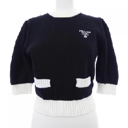 Áo len cổ tròn cotton PRADA P24I1R S212 1Z05 - Hàng hiệu Chính hãng