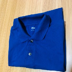 Áo Polo Nam có cổ Uniqlo màu xanh size M hàng Nhật 17643