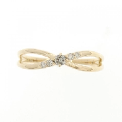 Nhẫn kim cương K18YG 673608