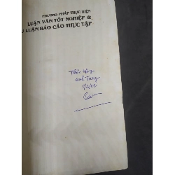 Phương pháp thực hiện luận văn tốt nghiệp và tiểu luận báo cáo thực tập mới 70% HCM1512 910664