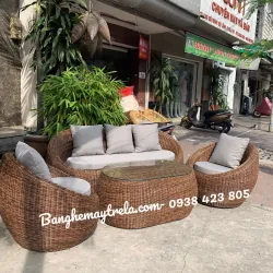 Sofa sò nhựa giả mây giá rẻ 564861
