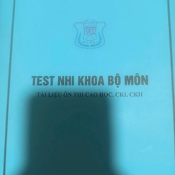 Test ck1, nội trú nhi khoa HMU Y Hà Nội 