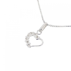 K18WG Dây chuyền kim cương hình trái tim 0.05CT - Hàng hiệu Chính hãng 859282