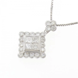 K18WG Hoa Kim Cương Dây Chuyền 2.00CT - Hàng hiệu Chính hãng 856602