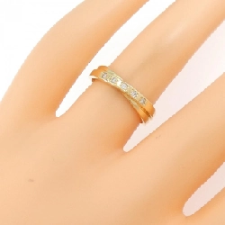 Nhẫn kim cương K18YG 0.04CT 667619