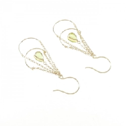 K10YG Peridot Bông tai - Hàng hiệu Chính hãng 872066