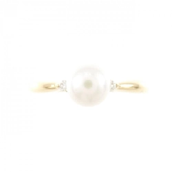 Nhẫn ngọc trai Akoya K18YG 5.3mm 670852