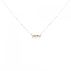 K18YG Ba viên đá kim cương Dây chuyền 0.15CT - Hàng hiệu Chính hãng