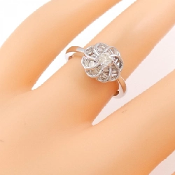 Nhẫn kim cương K18WG 0.37CT 673713