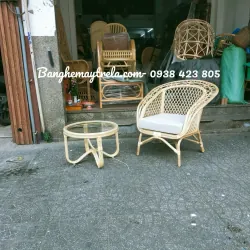 Bộ bàn ghế mây phòng ngủ 682042