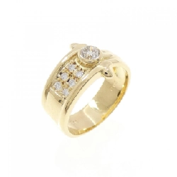 Nhẫn nhẫn pinky kim cương K18YG 0.13CT - Hàng hiệu Authentic