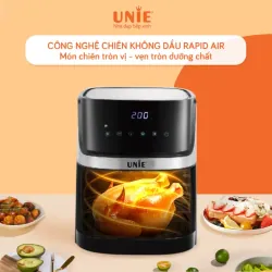 Nồi chiên không dầu UNIE UE-600 dung tích 6.5L, 8 chế độ nấu chuyên sâu, giảm 90% chất béo 931536