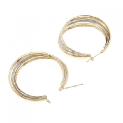 K18YG/K18WG Bông tai - Hàng hiệu Authentic 868181