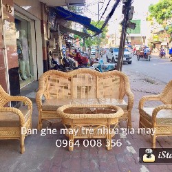 Sofa mây tre đan truyền thống cho phòng khách gia đình 60490