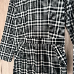 Váy kẻ caro mùa thu  495880