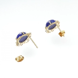 K18YG Lapis Lazuli Bông Tai - Hàng hiệu Chính hãng 869652