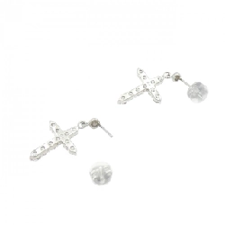 Bông tai kim cương PT900 hình chữ thập 1.0CT - Hàng hiệu Chính hãng 867047