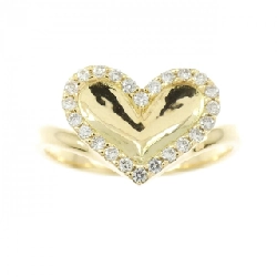 Nhẫn kim cương hình trái tim K18YG 0.15CT 670400