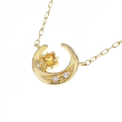 4゜C Mặt trăng Citrine Dây chuyền - Hàng hiệu Authentic 839845