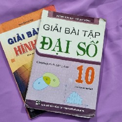 Combo Giải bài tập Đại số 10 và Giải bài tập Hình hoc 10 chương trình nâng cao 