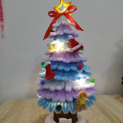 Thông noel bằng kẽm nhung 25220