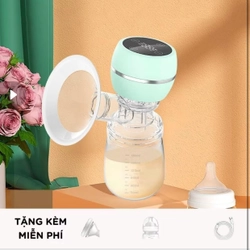Máy hút sữa Lindobebe không dây, cầm tay Silicone cao cấp ,9 mức lực hút 