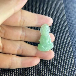 Phật bà quan âm đá Cẩm thạch xanh Ngọc 1011967