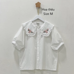 Sơ mi nữ thêu hoa - 48 - 52kg