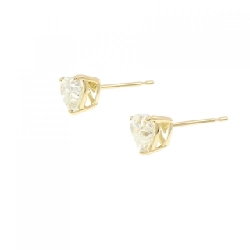 K18YG/ST Bông tai kim cương 1.02CT 1.01CT M-VLY SI1 hình trái tim - Hàng hiệu Chính hãng 874175