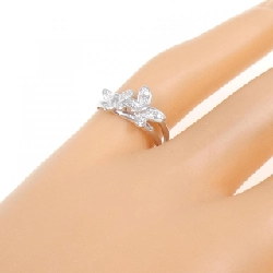 Nhẫn kim cương bướm K18WG 0.04CT 672122