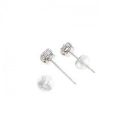 K18WG Solitaire Bông tai Kim cương 0.32CT - Hàng hiệu Chính hãng 864950