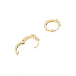 Bông tai kim cương hoa K18YG 0.06CT - Hàng hiệu Chính hãng 873337