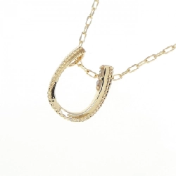 K10YG Nhẫn ngựa kim cương dây chuyền 0.01CT - Hàng hiệu Chính hãng 857162