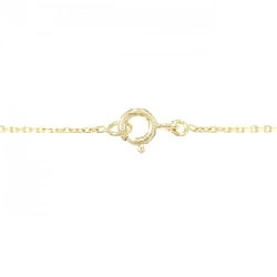 Dây chuyền kim cương 750YG hình lá - Hàng hiệu Authentic 858637