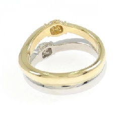 Nhẫn kim cương 750YG/PT900 0.32CT 666268