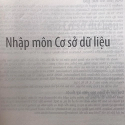 Nhập môn Cơ Sở Dữ liệu 466336