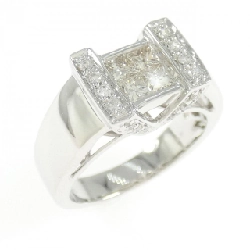 Nhẫn kim cương K18WG 0.70CT