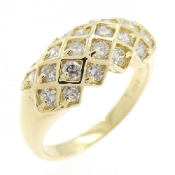 Nhẫn kim cương K18YG 0.73CT