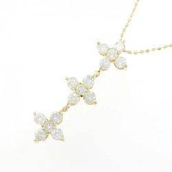 K18YG Hoa Kim Cương Dây Chuyền 1.00CT - Hàng hiệu Chính hãng 859083