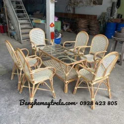 Ghế mây mắt cáo giá rẻ 627598