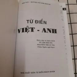 Từ điển VIỆT ANH bìa cứng khổ lớn. Tg. THỌ VỰC & KIM KHÁNH. 594678