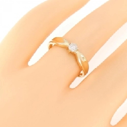Nhẫn kim cương Solitaire K18YG 0.14CT 673672