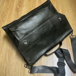 Cặp nam 37x29x9 công sở da thật 2hand 996739