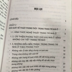 PHONG THUỶ VỀ TRANG TRÍ NHÀ Ở - 266 trang, nxb: 2009 305437